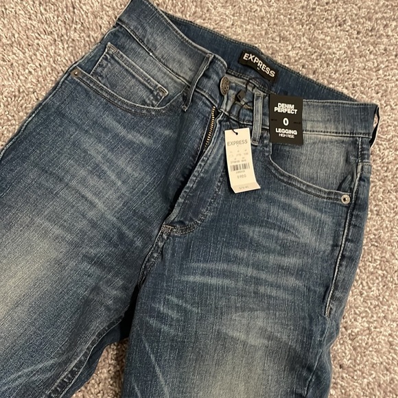 High rise express jeans size 0 - Picture 4 of 5